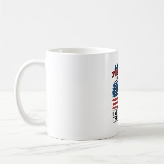Assistent vuurwerk directeur Funny Patriottisch T- Koffiemok (Links)