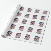 Assistent vuurwerkdirecteur Funny Patriottisch T-s Cadeaupapier (Uitgerold)