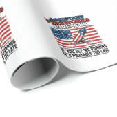 Assistent vuurwerkdirecteur Funny Patriottisch T-s Cadeaupapier (Rol Hoek)