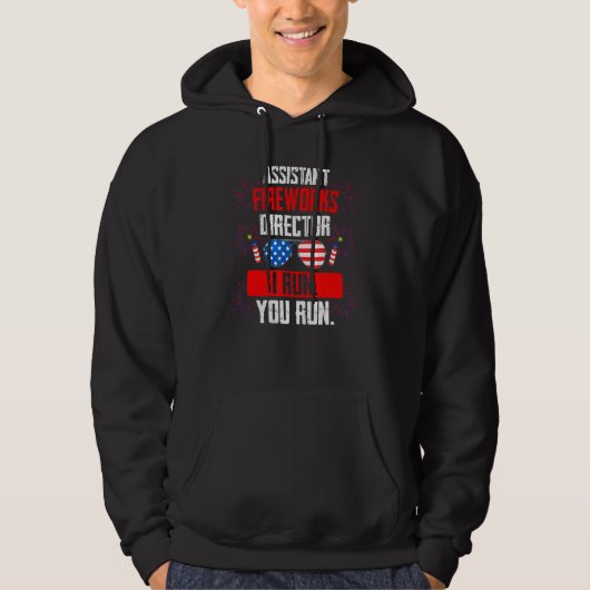 Assistent-Vuurwerkdirecteur I Draai Assistent-Vuur Hoodie (Voorkant)