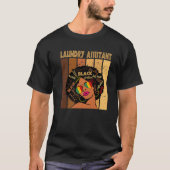 Assistent wasgoed Afro African American Black Hist T-shirt (Voorkant)