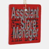 Assistent Winkelmanager Extraordinaire Keramisch Ornament (Rechts)