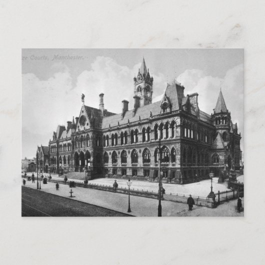 Assize Courts, Manchester, c.1910 Briefkaart (Voorkant)
