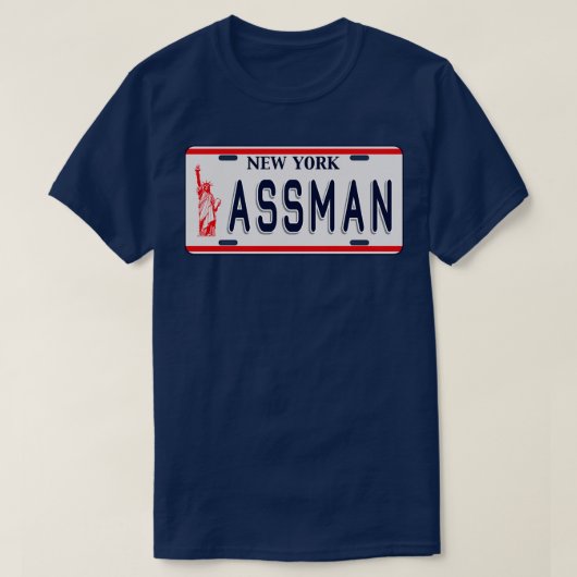 Assman Licence Bord T-shirt (Design voorkant)