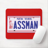 Assman New York License Bord Products Muismat (Met muis)