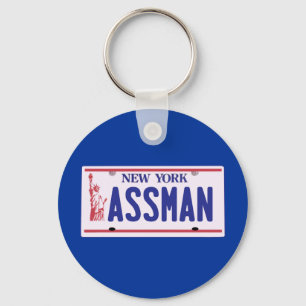 Assman New York License Bord Products Sleutelhanger