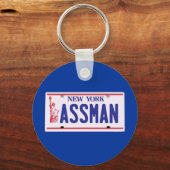 Assman New York License Bord Products Sleutelhanger (Voorkant)