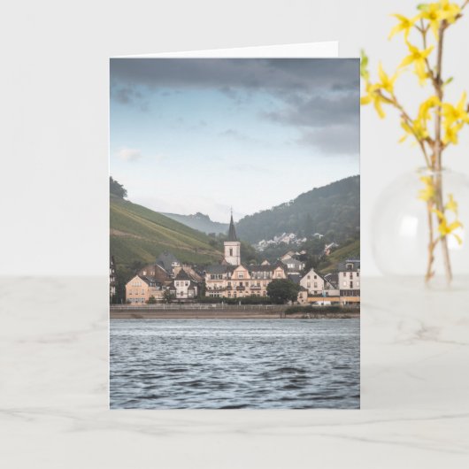 Assmannshausen am Rhein Kaart (Gele Bloem)