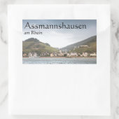 Assmannshausen Duitsland Rechthoekige Sticker (Tas)