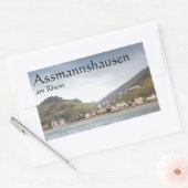 Assmannshausen Duitsland Rechthoekige Sticker (Envelop)