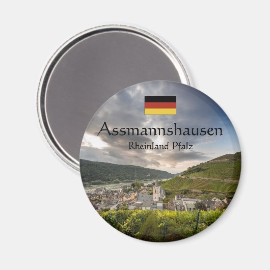Assmannshausen Souvenir Magneet (Voorkant / Achterkant)