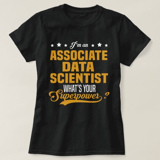 Associate Data Scientist T-shirt (Design voorkant)