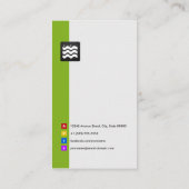 Associate Producer - Organic Green White Visitekaartje (Achterkant)