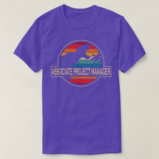 Associate Project Manager Dinosaur T-shirt (Design voorkant)