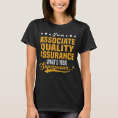 Associate Quality Assurance T-shirt (Voorkant)