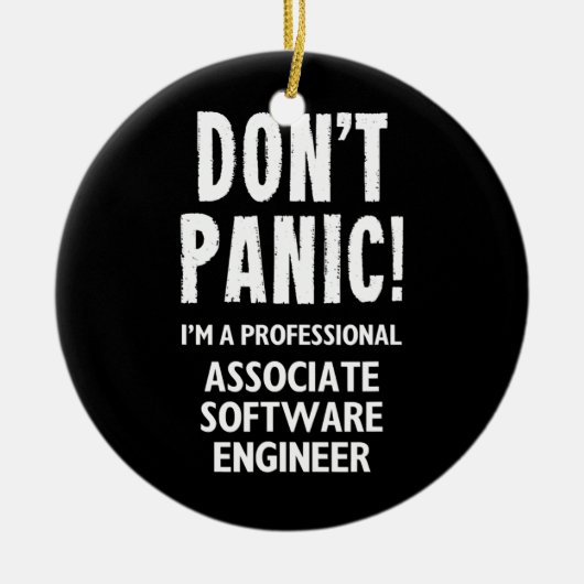 Associate Software Engineer Keramisch Ornament (Voorkant)