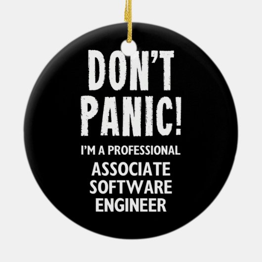 Associate Software Engineer Keramisch Ornament (Achterkant)