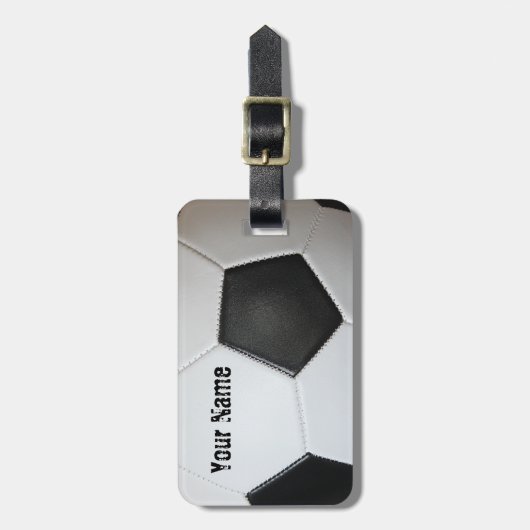 Associatie Football Voetbal Label Bagagelabel (Voorkant verticaal)