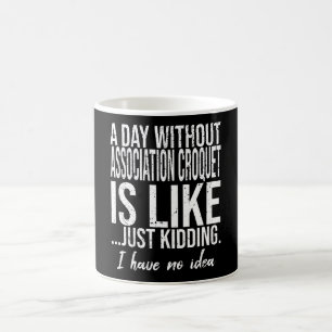 Association Croquet grappig cadeauidee Koffiemok