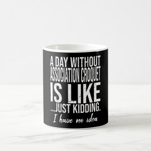 Association Croquet grappig cadeauidee Koffiemok (Center)