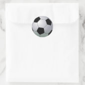 Association Football American Voetbal Ronde Sticker (Tas)