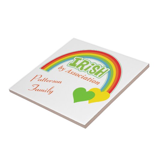 Association is Irish Tegeltje (Zijkant)