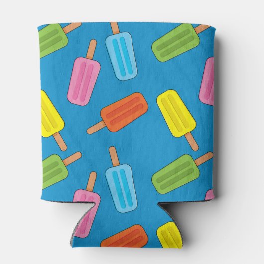 Assorptiepatroon voor kleurrijke populaties blikjeskoeler (Achterkant)