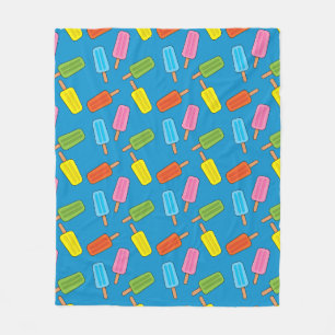 Assorptiepatroon voor kleurrijke populaties fleece deken