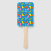 Assorptiepatroon voor kleurrijke populaties handwaaier (Achterkant)