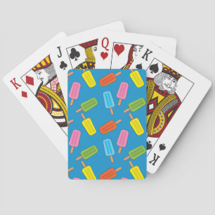 Assorptiepatroon voor kleurrijke populaties pokerkaarten