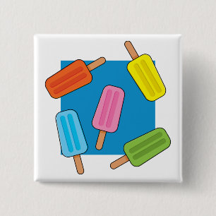 Assorptiepatroon voor kleurrijke populaties vierkante button 5,1 cm