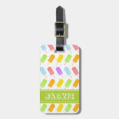 Assorptiepatroon Waterverf Bagagelabel (Voorkant verticaal)