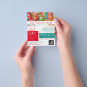 Assorted Candy, Confectionery Supplies Advertising Flyer (Hand)