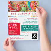 Assorted Candy, Confectionery Supplies Advertising Flyer (Hand)