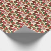 Assorted Christmas Presents & Bows  Cadeaupapier (Hoek)