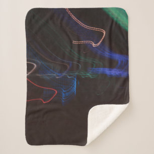Assorted-color LEIDENE lichtillustratie Sherpa Deken