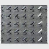 Assorted-color security cameras cadeaupapier (Vlak)