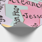 Assorted-color van naamkaarten cadeaupapier (Hoek)