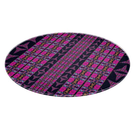 Assorted Floral Pinwheels Snijplank (Hoek)