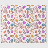  Assorted Floral Wedding Wrapping Papier (Vlak)
