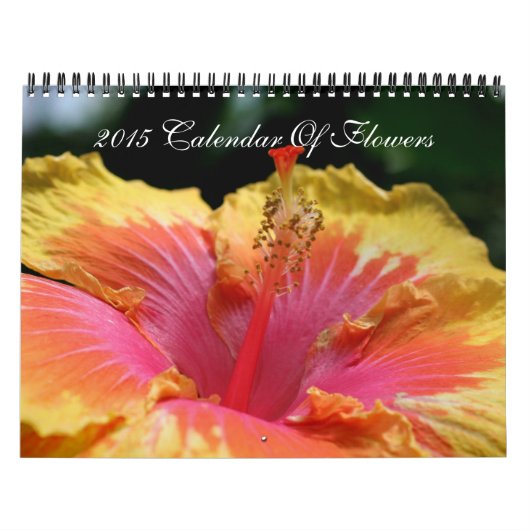Assorted Flowers Fotografie Close Up Kalender (Hoes)