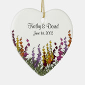 Assorted Flowers Wedding Keramisch Ornament (Rechts)