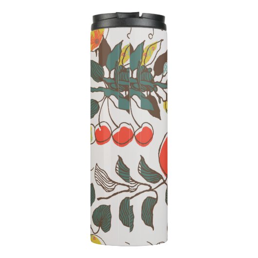 assorted fruits. seamless pattern thermosbeker (Achterkant)