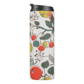 assorted fruits. seamless pattern thermosbeker (Geroteerd rechts)