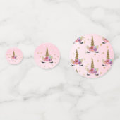 Assorted Glitter Unicorn Sparkle Verjaardagsfeest Confetti (Achterkanten)