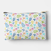 Assorted Leaves Pattern Meerkleurig op wit Etui (Achterkant)