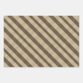 Assorted Plaid Green Brown Gray Inpakpapier Vel (Voorkant 2)