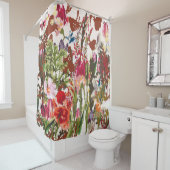 Assorted Plant Ensemble Douchegordijn (In situ)