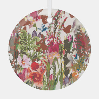 Assorted Plant Ensemble Glas Ornament