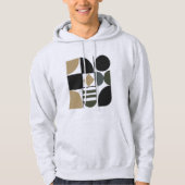 Assorted Shapes Men's Basic Hooded Sweatshirt (Voorkant)